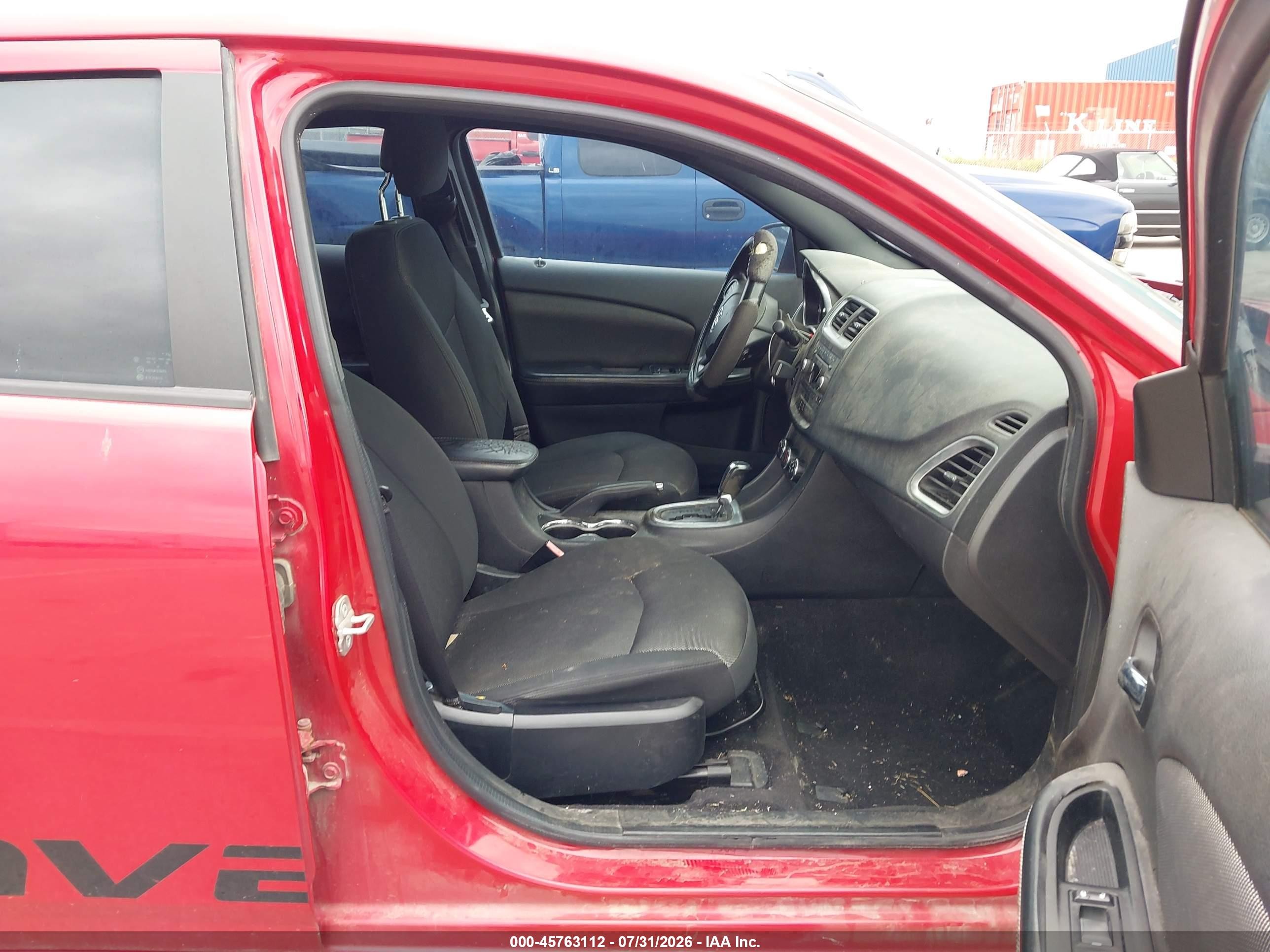 2014 Dodge Avenger Se Red vin: 1C3CDZAB2EN160711