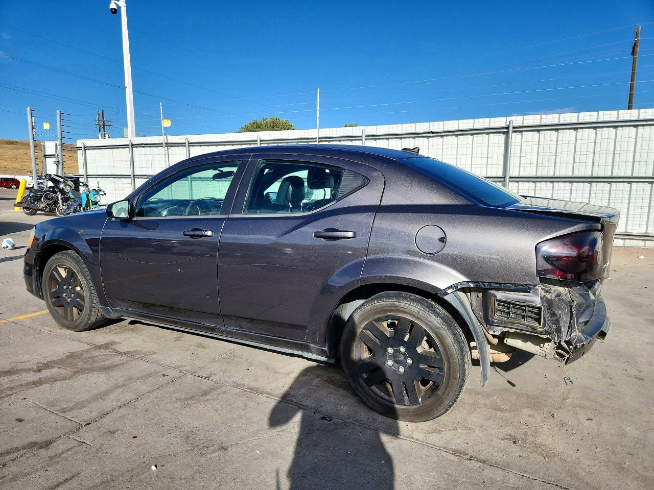 2014 Dodge Avenger Se Gray vin: 1C3CDZAB2EN214928
