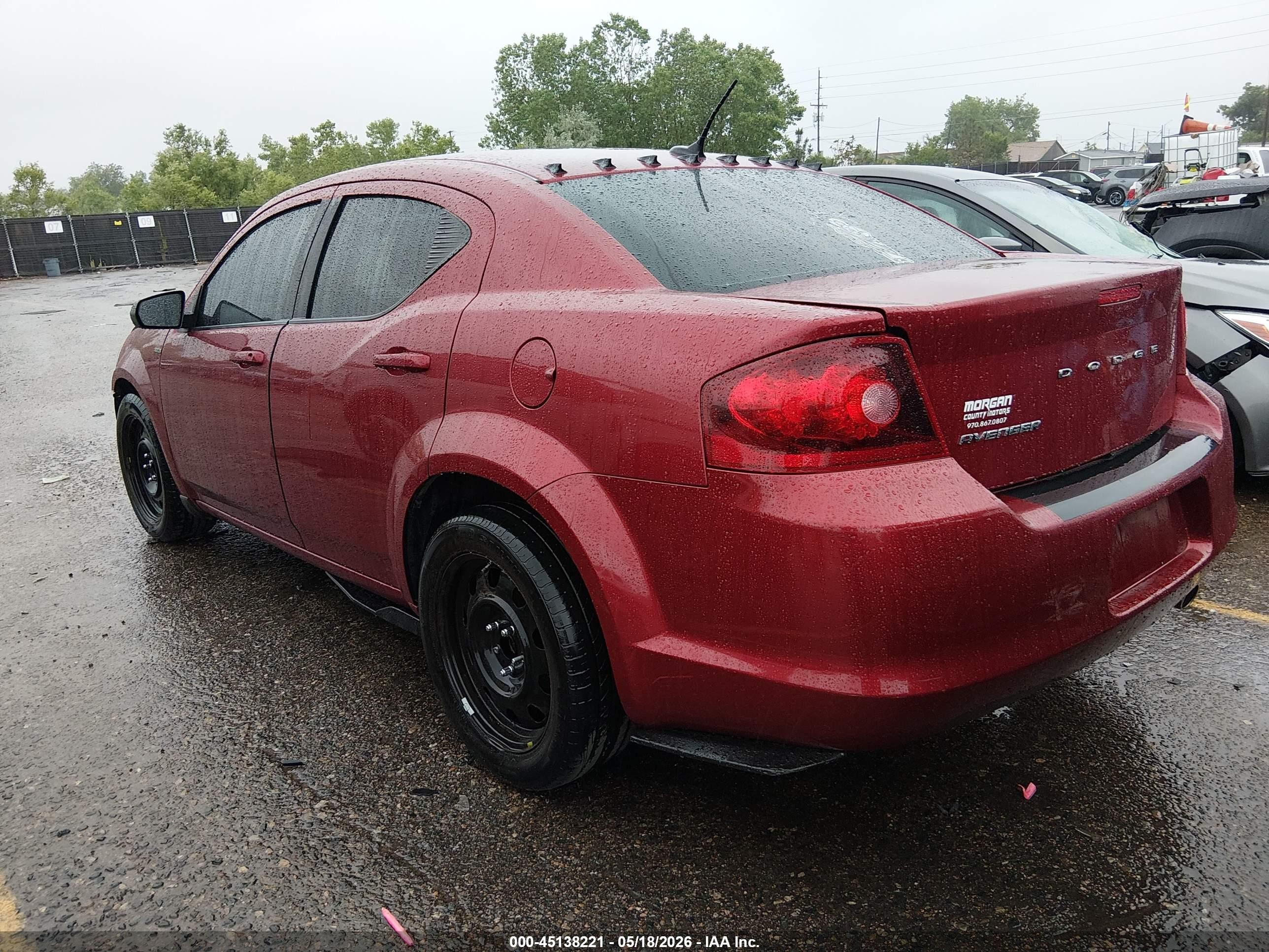 2014 Dodge Avenger Se Фиолетовый vin: 1C3CDZAB2EN218476