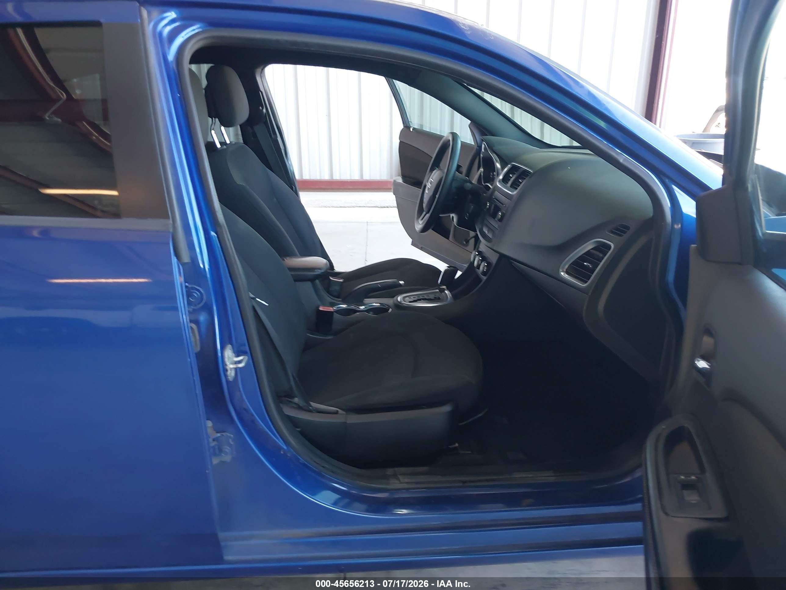 2014 Dodge Avenger Se Blue vin: 1C3CDZAB2EN235374