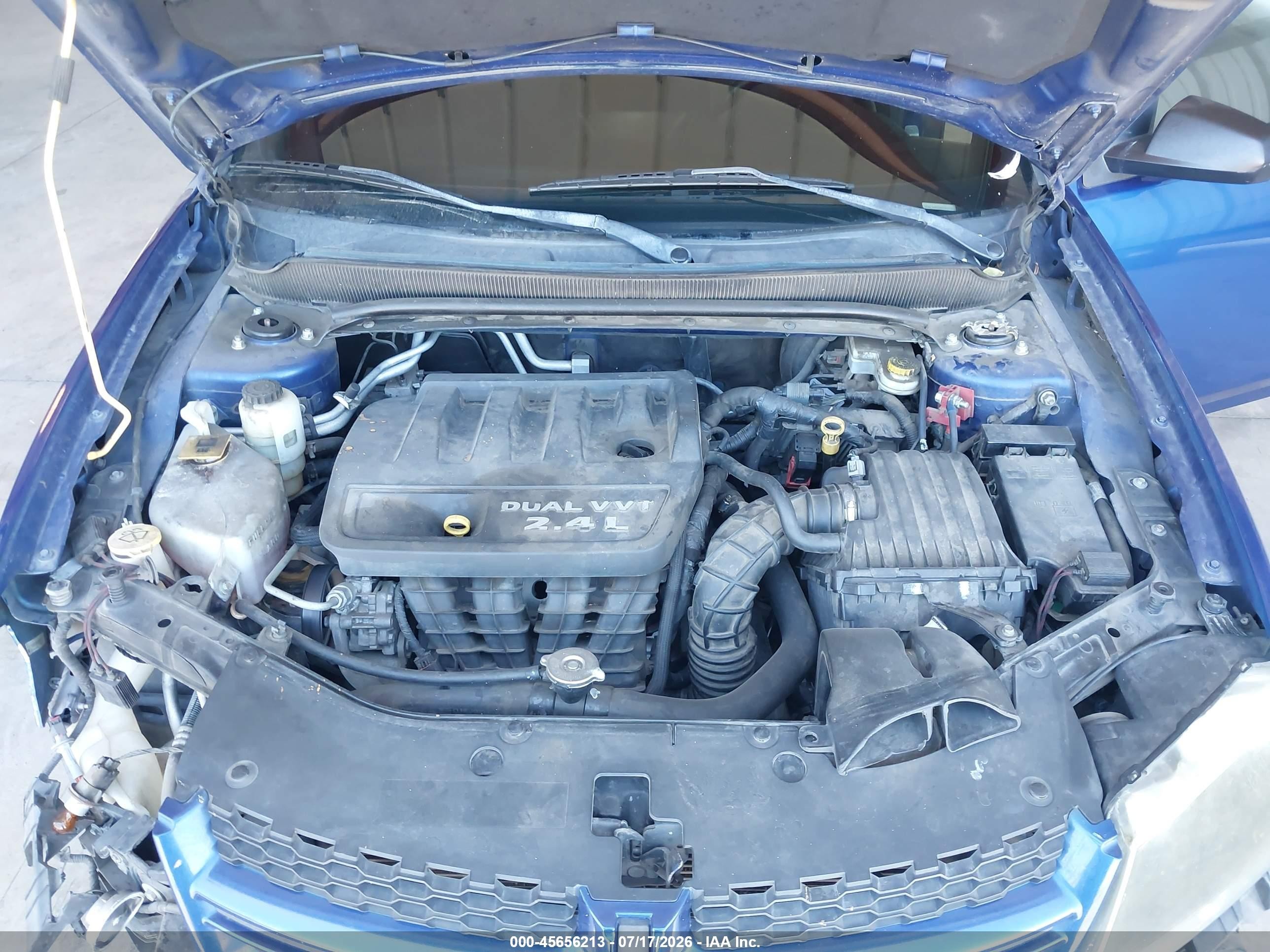 2014 Dodge Avenger Se Blue vin: 1C3CDZAB2EN235374