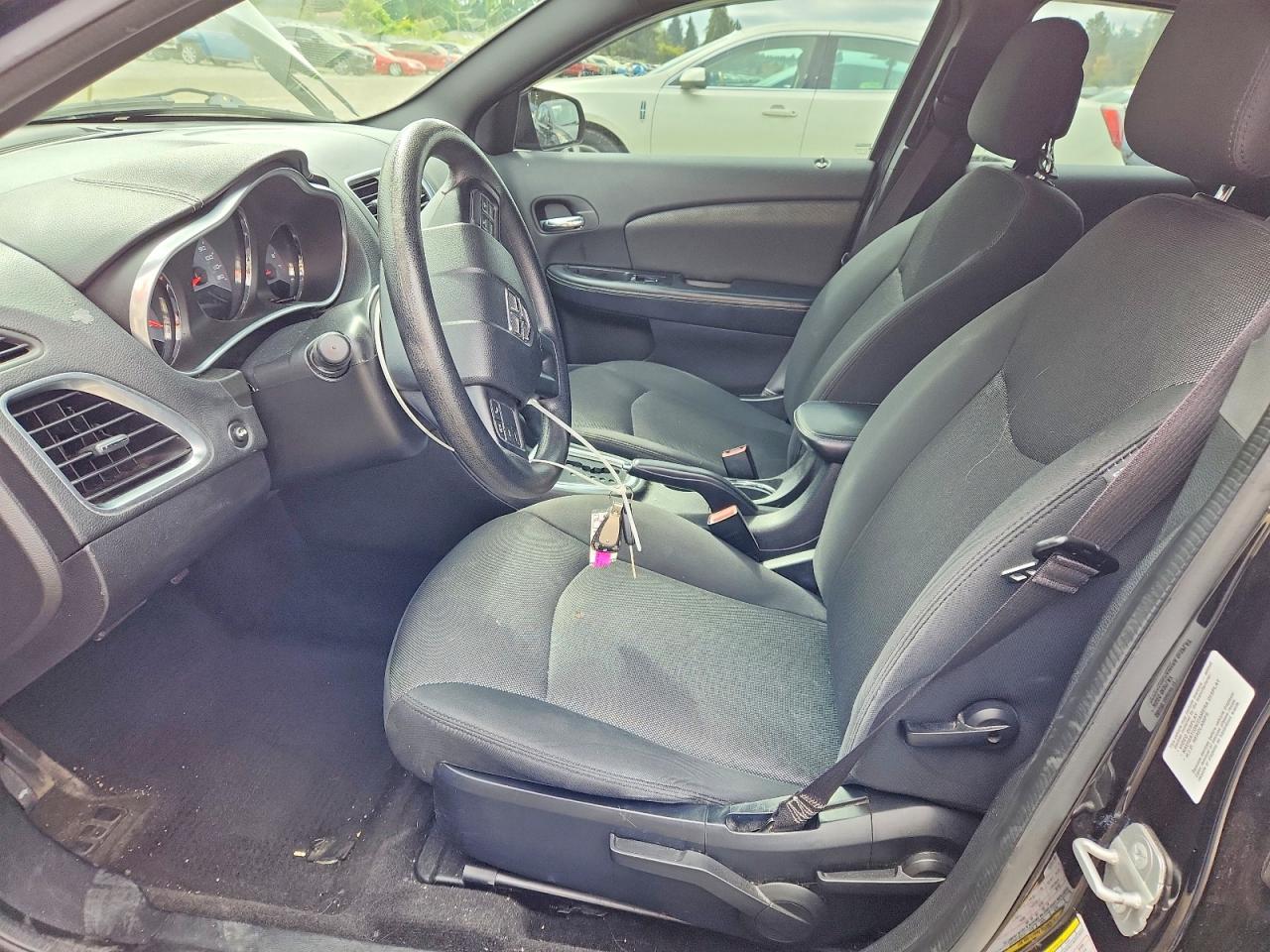2014 Dodge Avenger Se Black vin: 1C3CDZAB2EN237769