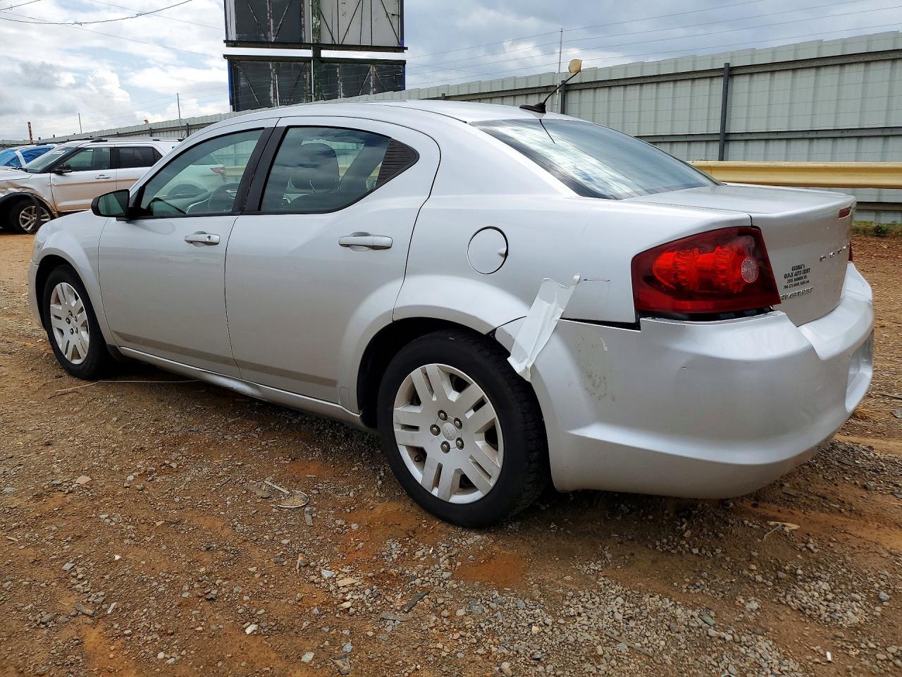 2012 Dodge Avenger Se Silver vin: 1C3CDZAB3CN102507