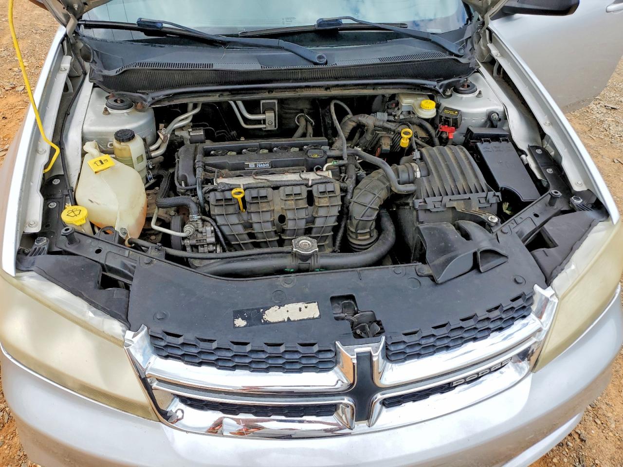 2012 Dodge Avenger Se Silver vin: 1C3CDZAB3CN102507