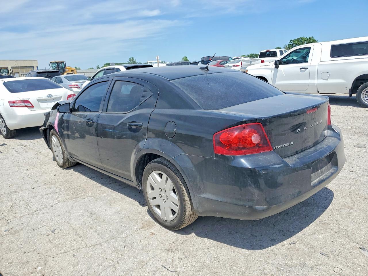 2012 Dodge Avenger Se Black vin: 1C3CDZAB3CN138147