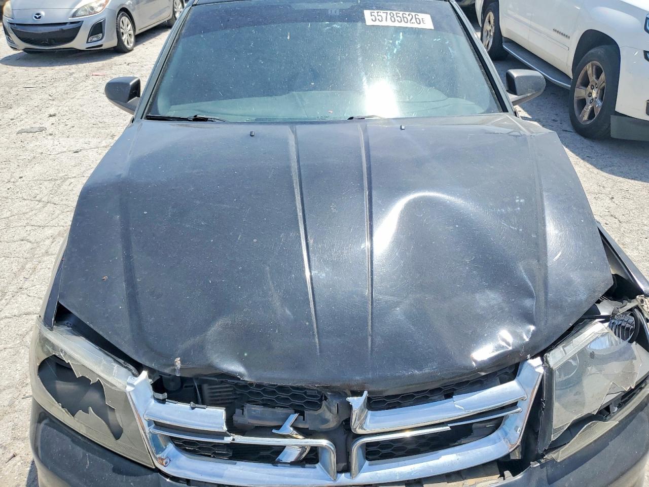 2012 Dodge Avenger Se Black vin: 1C3CDZAB3CN138147