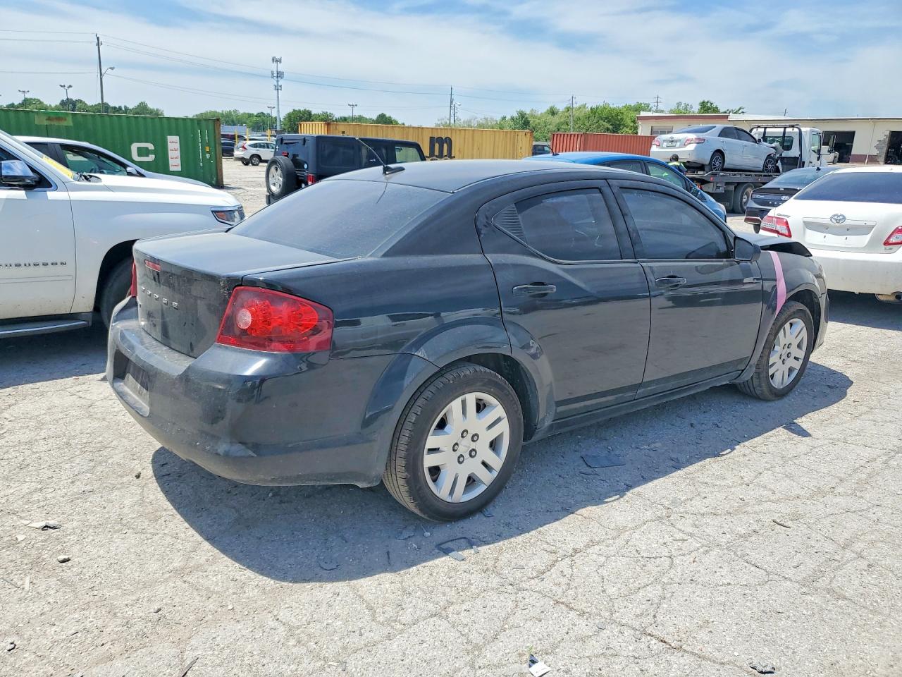 2012 Dodge Avenger Se Black vin: 1C3CDZAB3CN138147