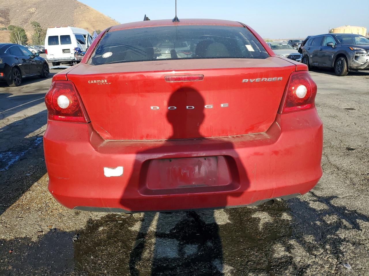 2012 Dodge Avenger Se Red vin: 1C3CDZAB3CN177966