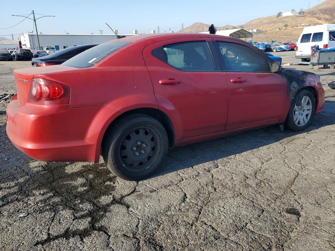 2012 Dodge Avenger Se Red vin: 1C3CDZAB3CN177966