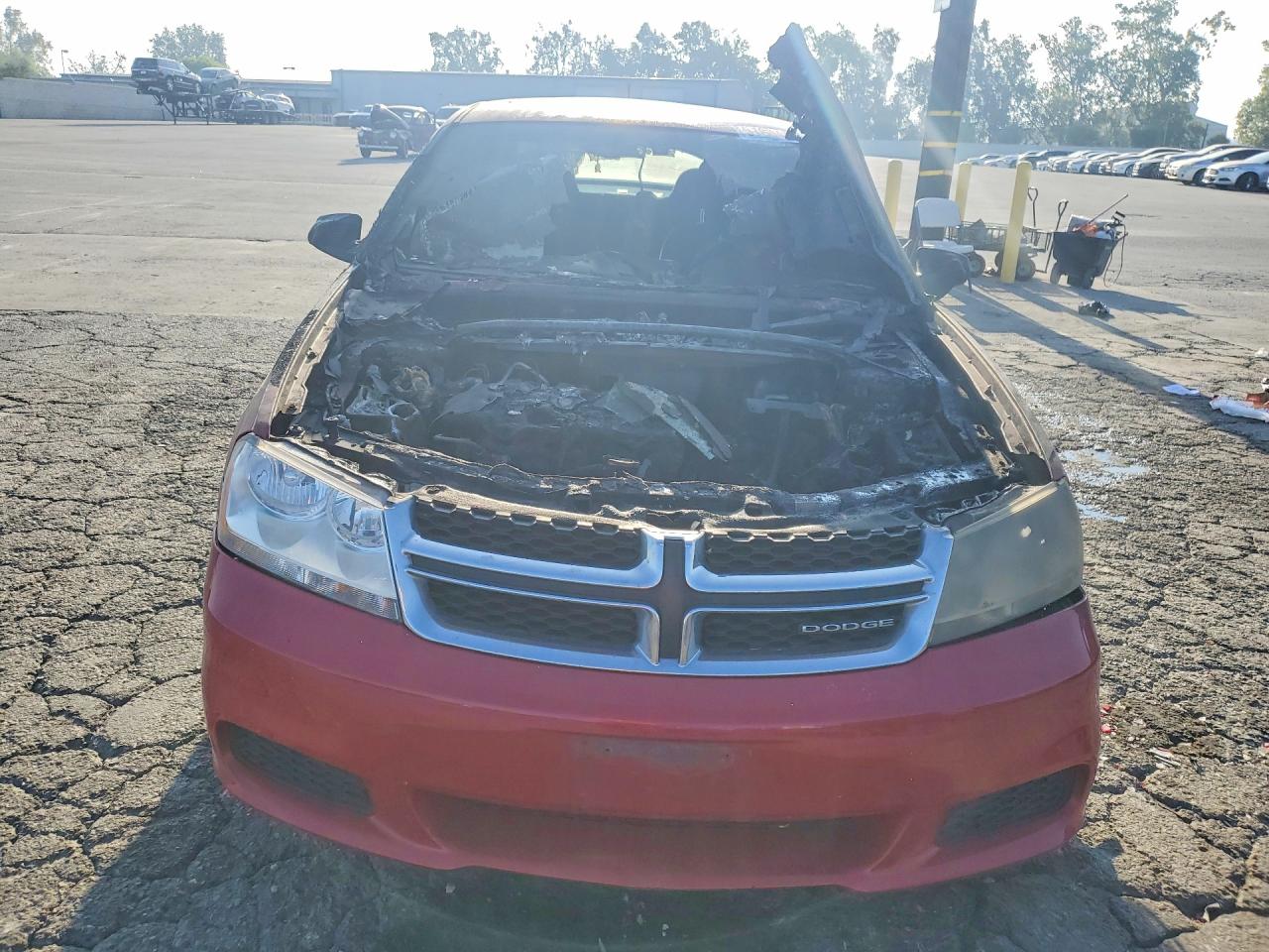 2012 Dodge Avenger Se Red vin: 1C3CDZAB3CN177966