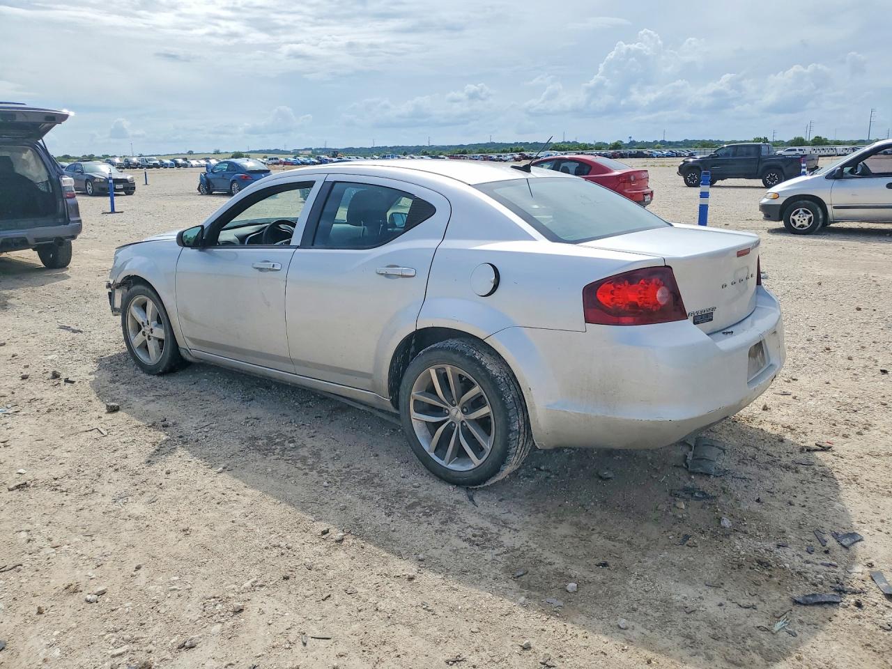 2012 Dodge Avenger Se Silver vin: 1C3CDZAB3CN182343
