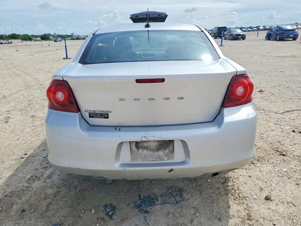 2012 Dodge Avenger Se Silver vin: 1C3CDZAB3CN182343