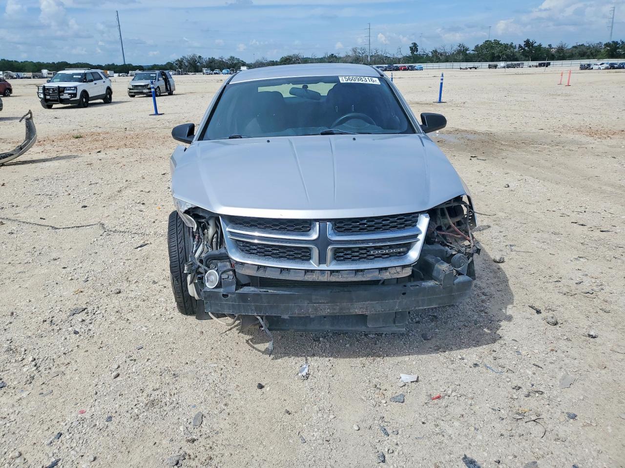 2012 Dodge Avenger Se Silver vin: 1C3CDZAB3CN182343