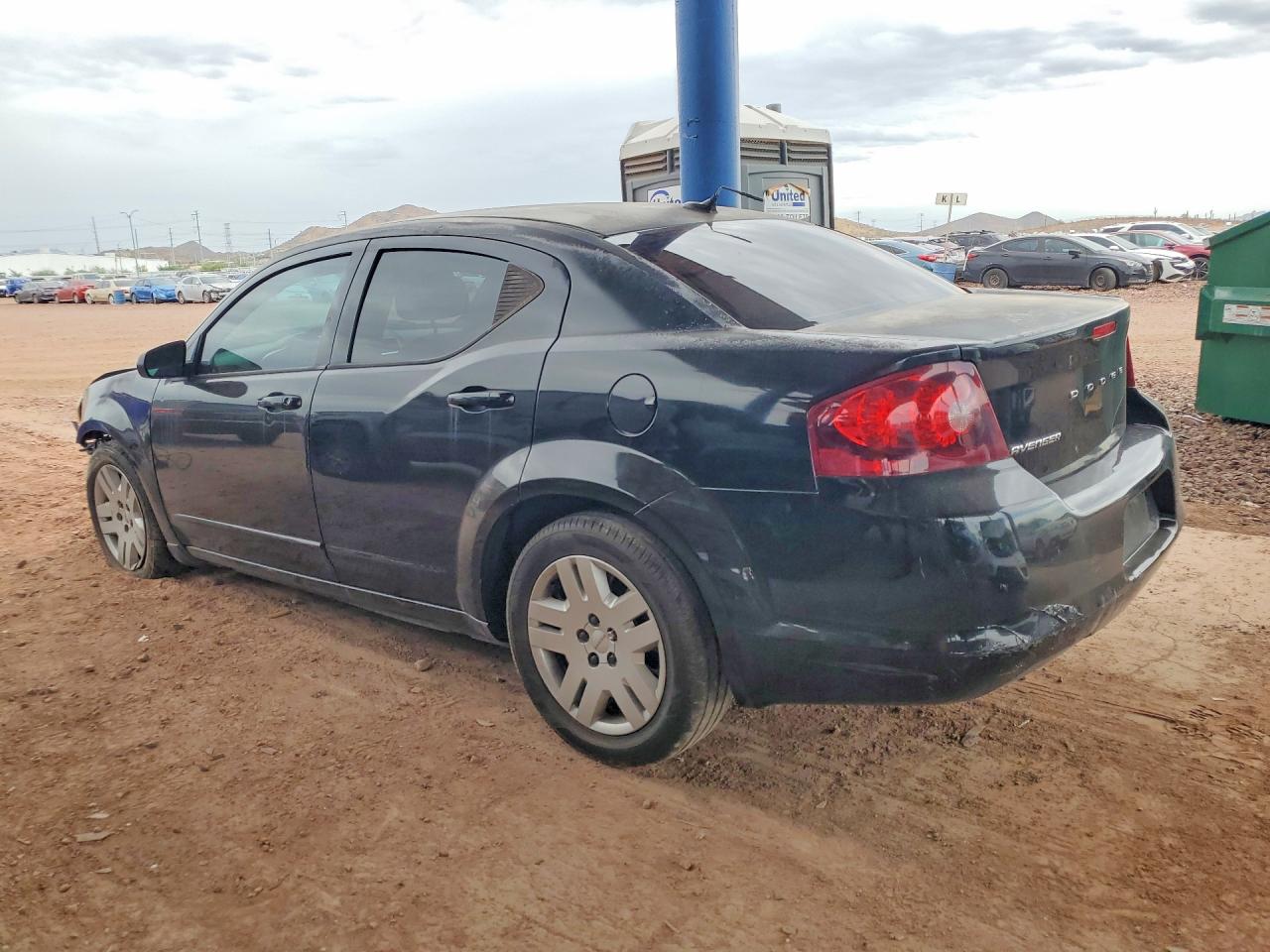 2012 Dodge Avenger Se Black vin: 1C3CDZAB3CN259180