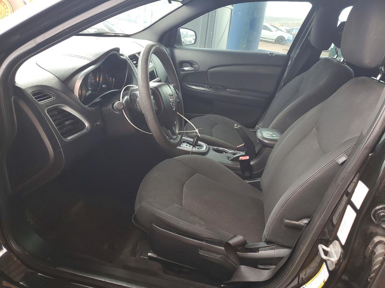 2012 Dodge Avenger Se Black vin: 1C3CDZAB3CN259180