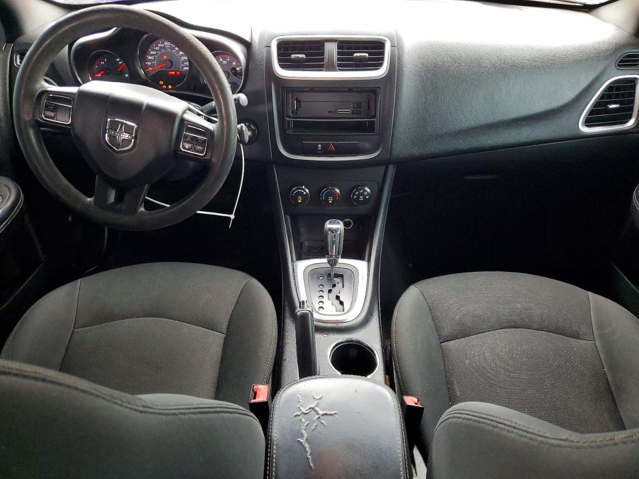 2012 Dodge Avenger Se Black vin: 1C3CDZAB3CN259180