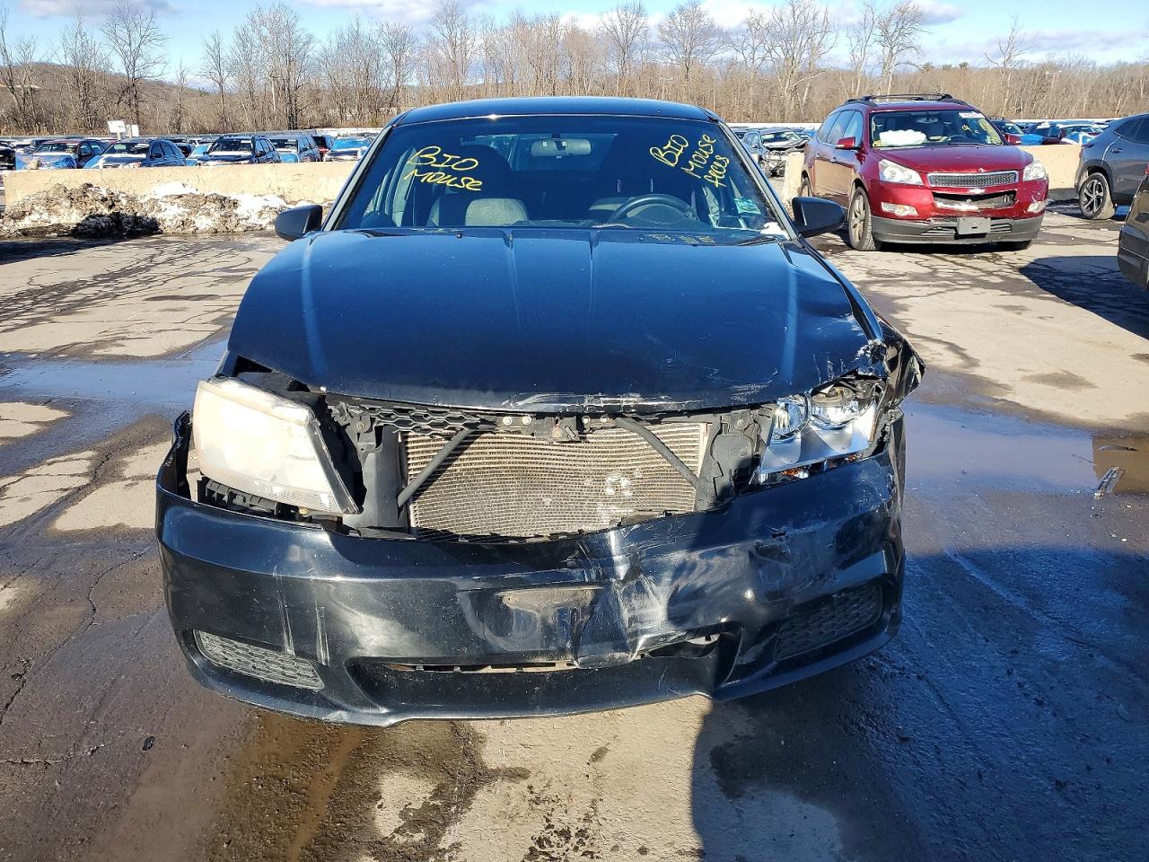 2012 Dodge Avenger Se Black vin: 1C3CDZAB3CN265559