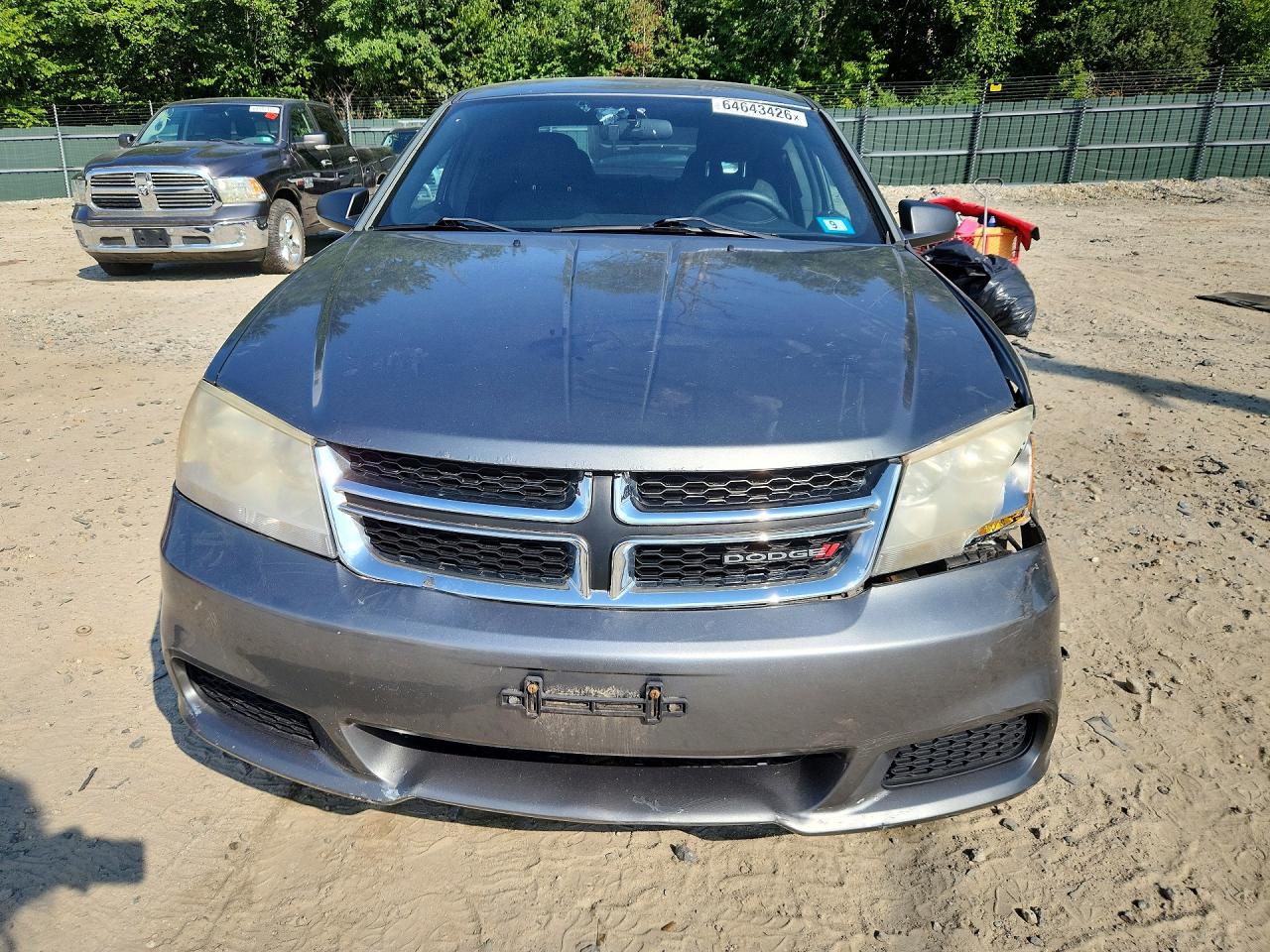 2012 Dodge Avenger Se Серый vin: 1C3CDZAB3CN323654