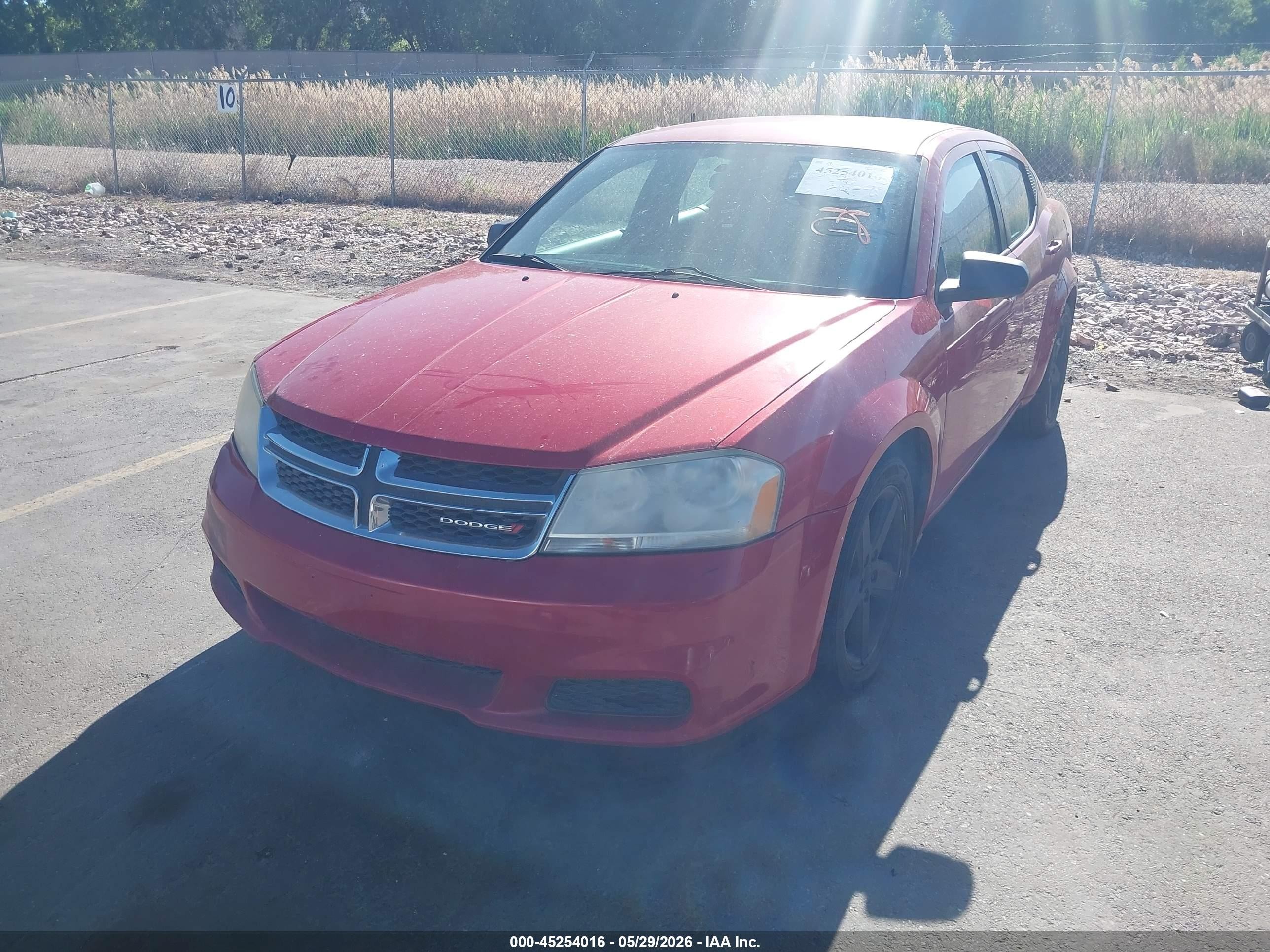 2013 Dodge Avenger Se Red vin: 1C3CDZAB3DN516954