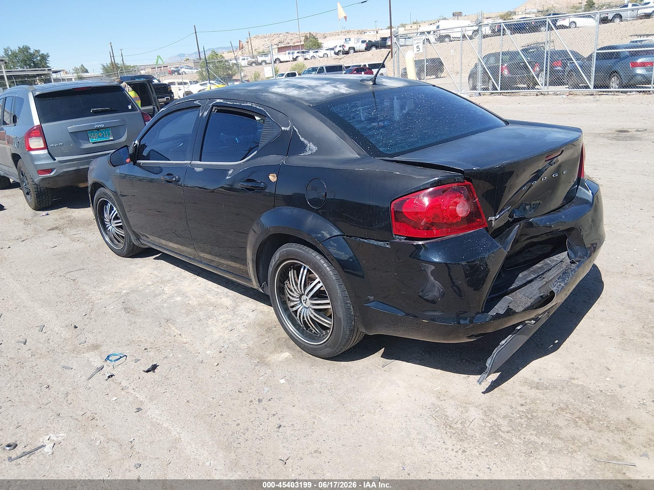 2013 Dodge Avenger Se Черный vin: 1C3CDZAB3DN529249