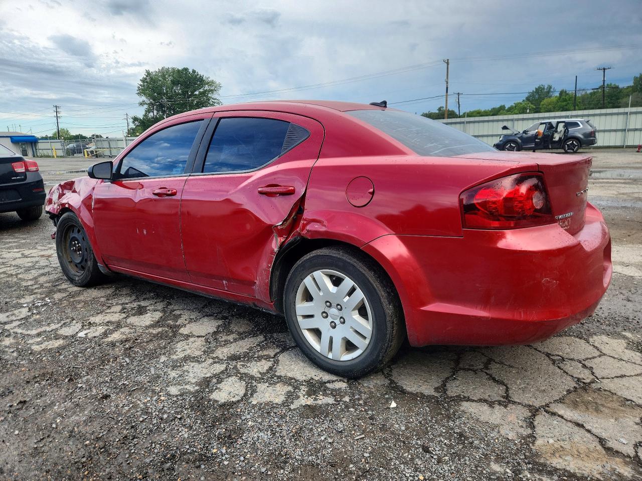 2013 Dodge Avenger Se Red vin: 1C3CDZAB3DN541269