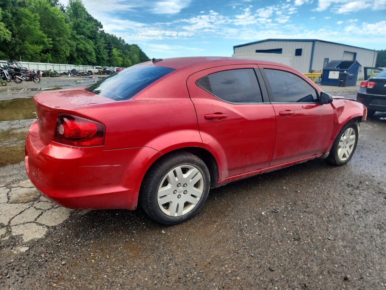 2013 Dodge Avenger Se Red vin: 1C3CDZAB3DN541269
