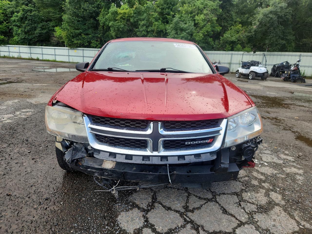 2013 Dodge Avenger Se Red vin: 1C3CDZAB3DN541269