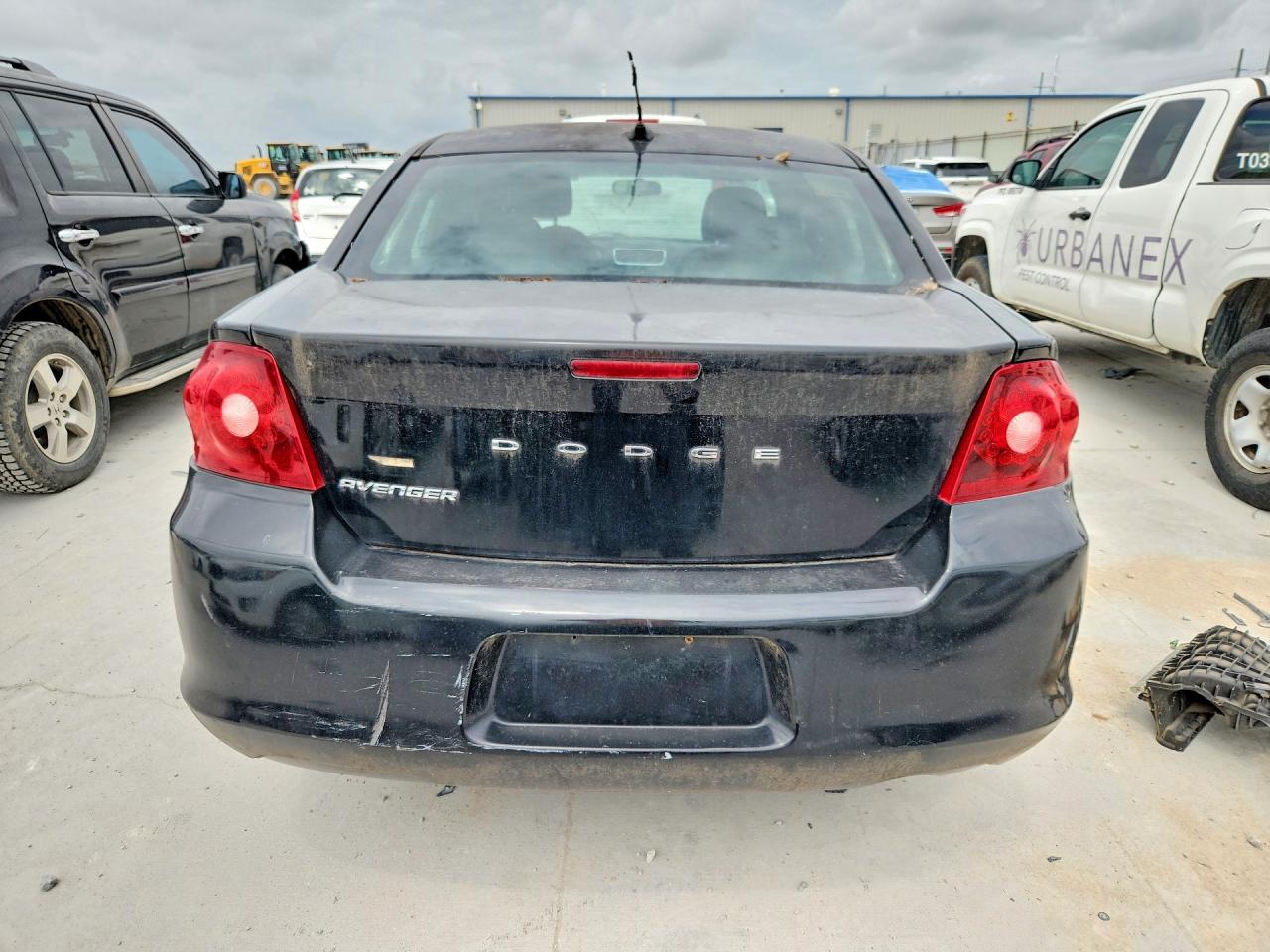 2013 Dodge Avenger Se Black vin: 1C3CDZAB3DN610672