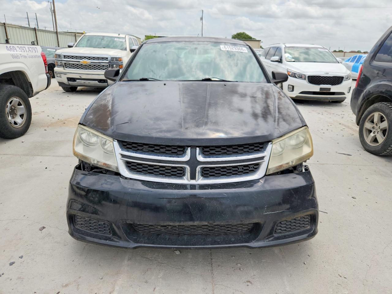 2013 Dodge Avenger Se Black vin: 1C3CDZAB3DN610672