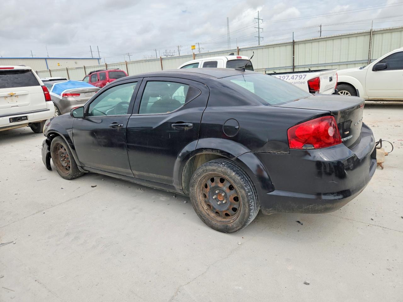 2013 Dodge Avenger Se Black vin: 1C3CDZAB3DN610672