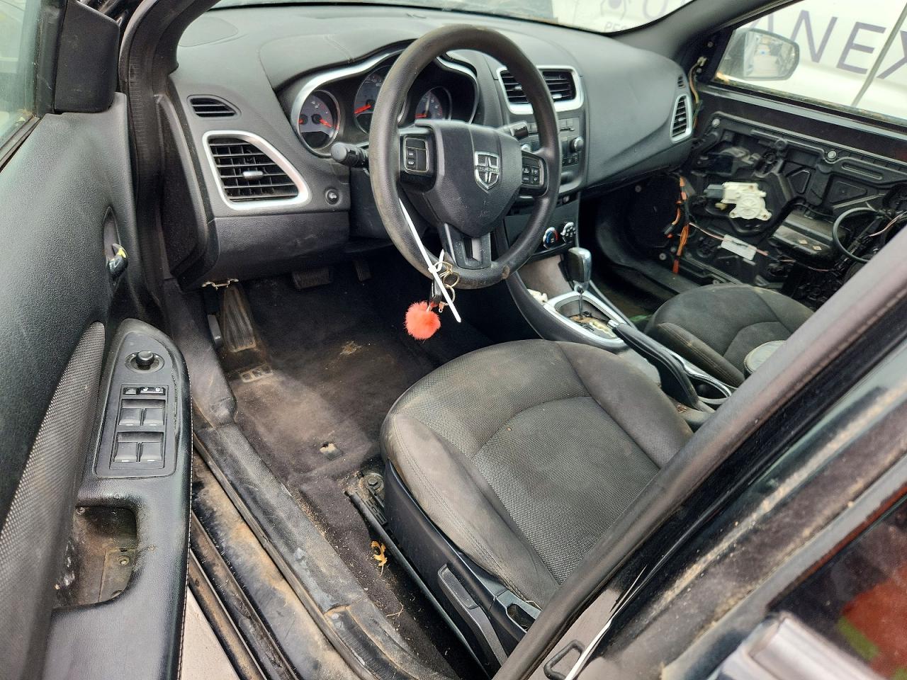 2013 Dodge Avenger Se Black vin: 1C3CDZAB3DN610672