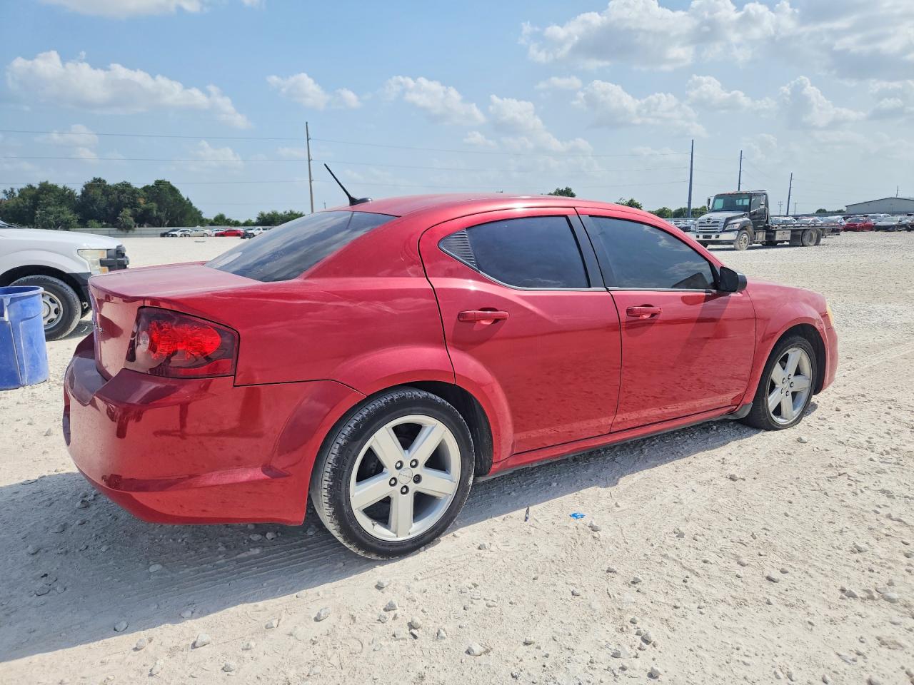 2013 Dodge Avenger Se Red vin: 1C3CDZAB3DN611126
