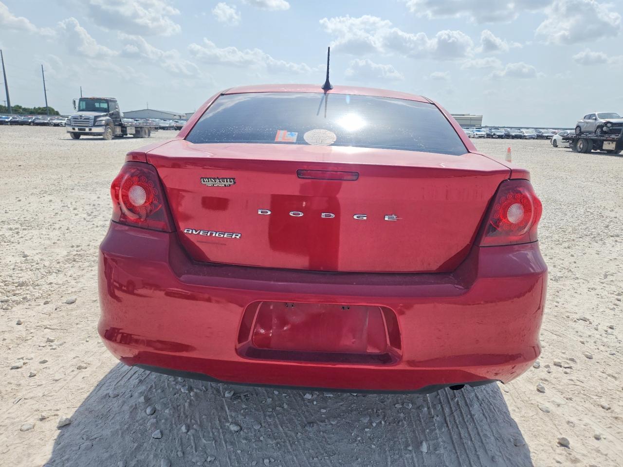 2013 Dodge Avenger Se Red vin: 1C3CDZAB3DN611126