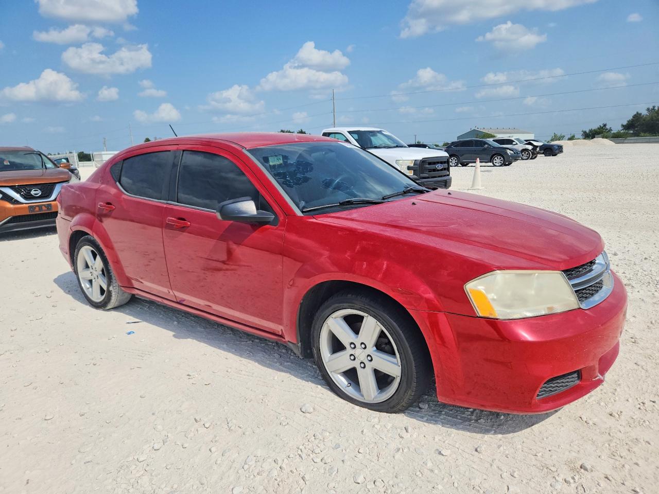 2013 Dodge Avenger Se Red vin: 1C3CDZAB3DN611126