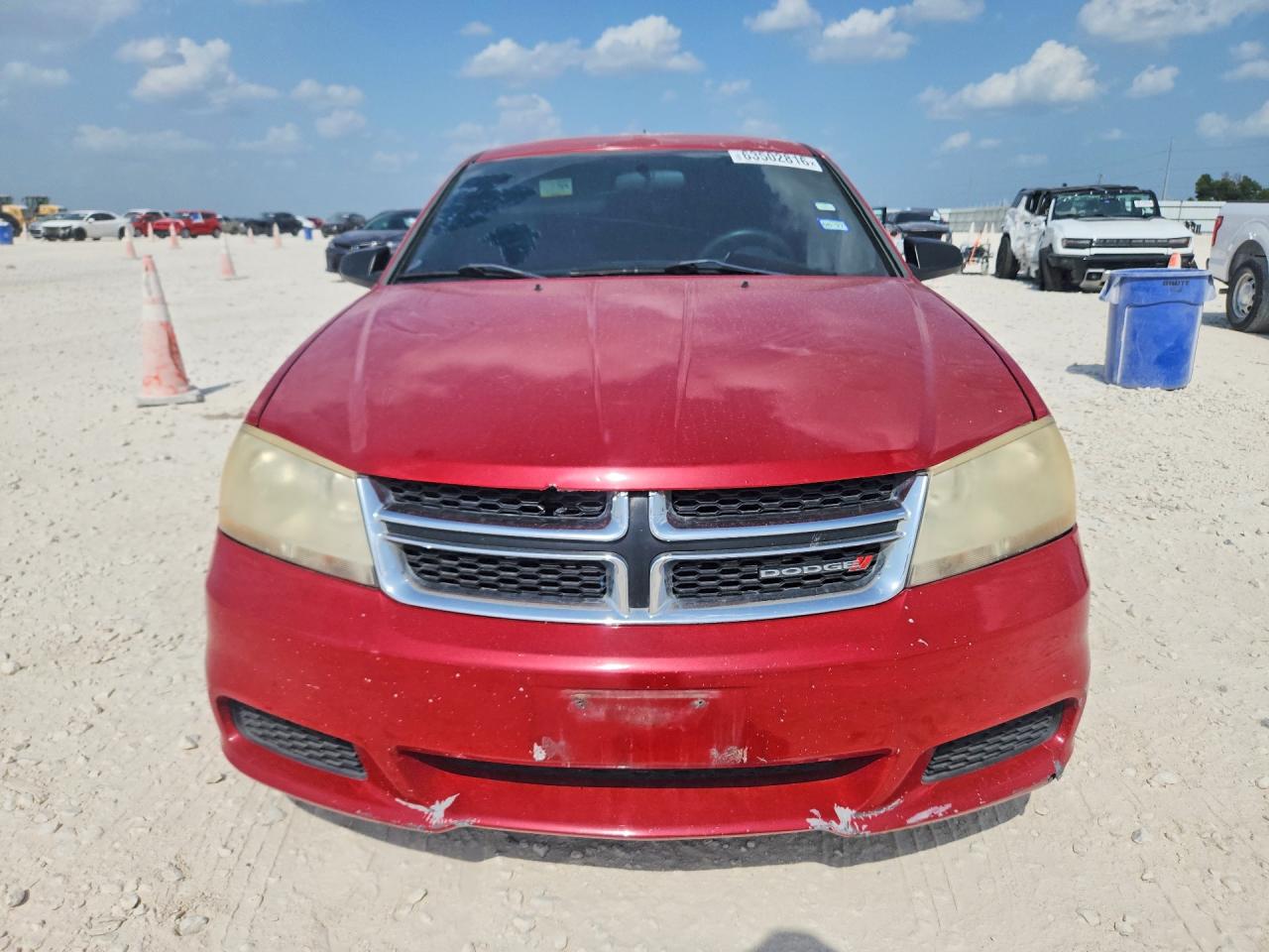 2013 Dodge Avenger Se Red vin: 1C3CDZAB3DN611126
