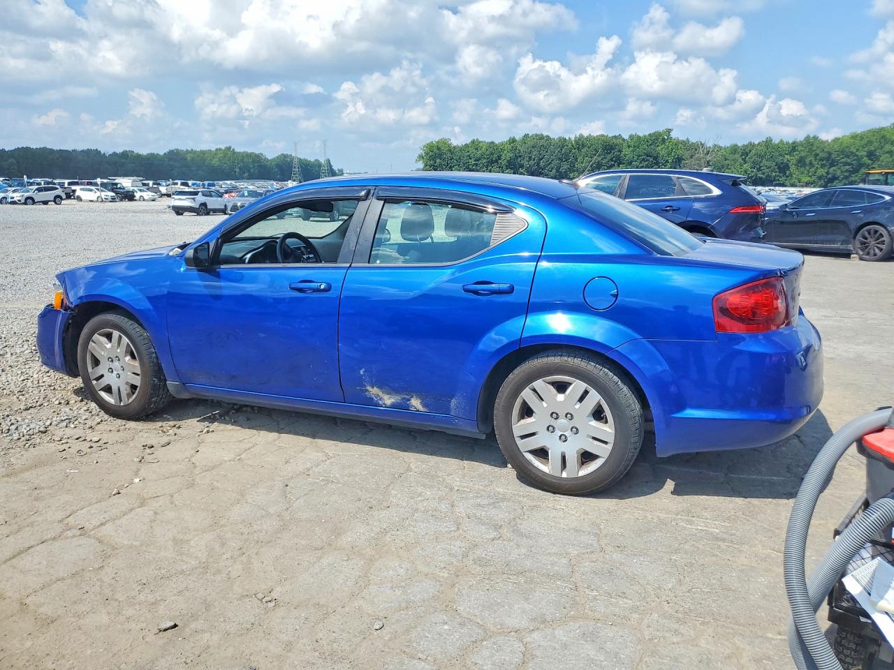 2013 Dodge Avenger Se Blue vin: 1C3CDZAB3DN622837