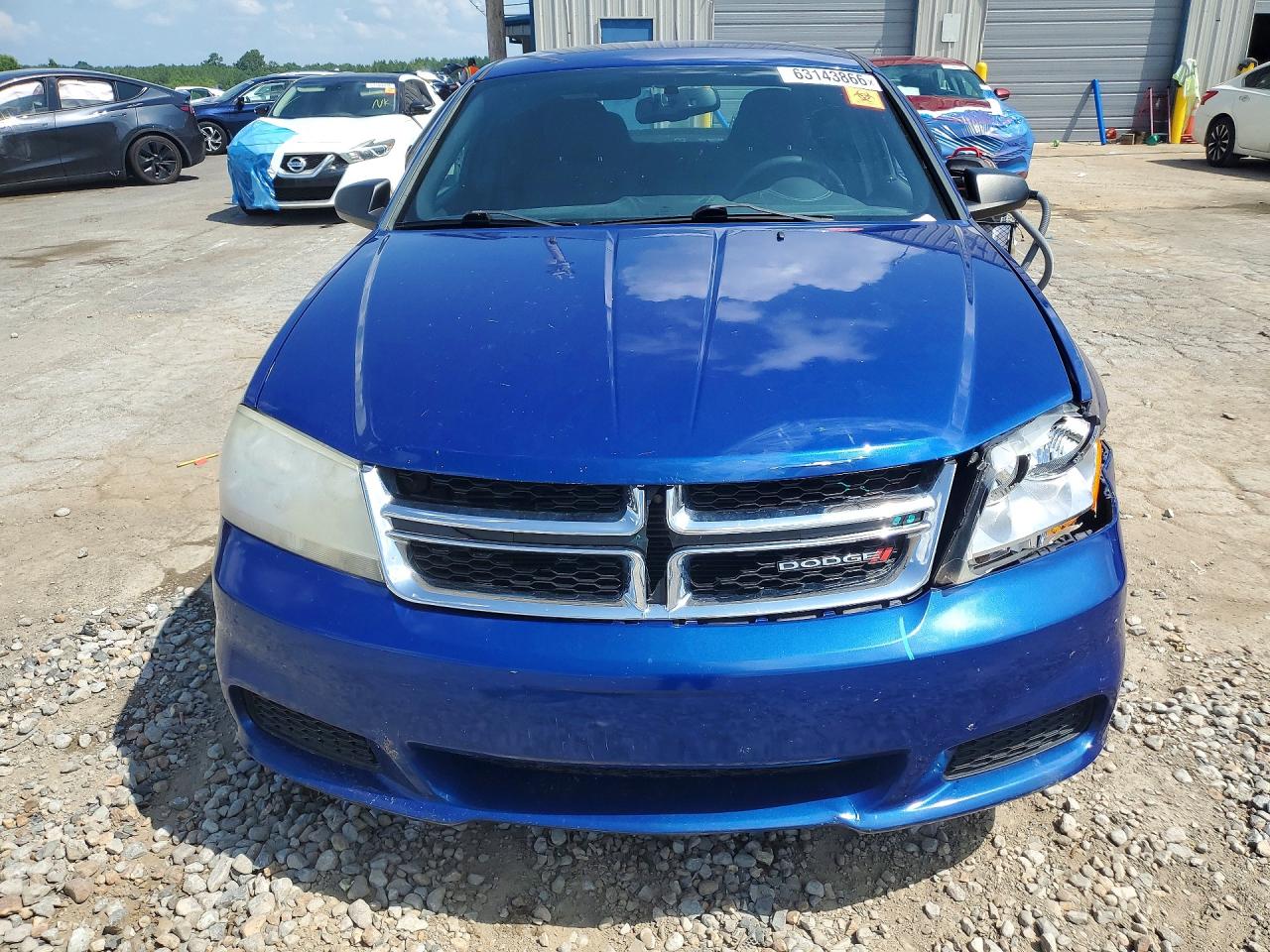 2013 Dodge Avenger Se Blue vin: 1C3CDZAB3DN622837