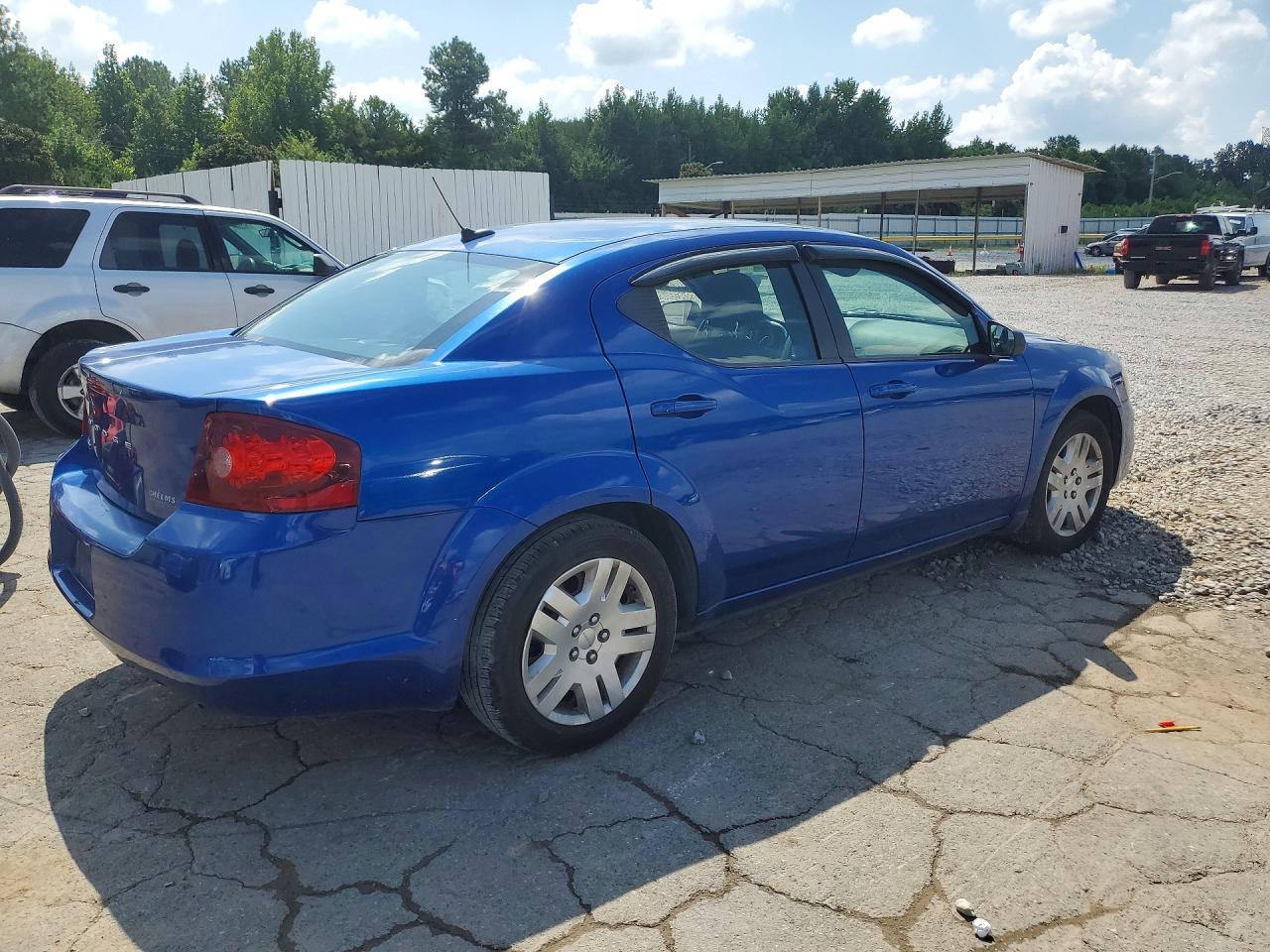 2013 Dodge Avenger Se Blue vin: 1C3CDZAB3DN622837