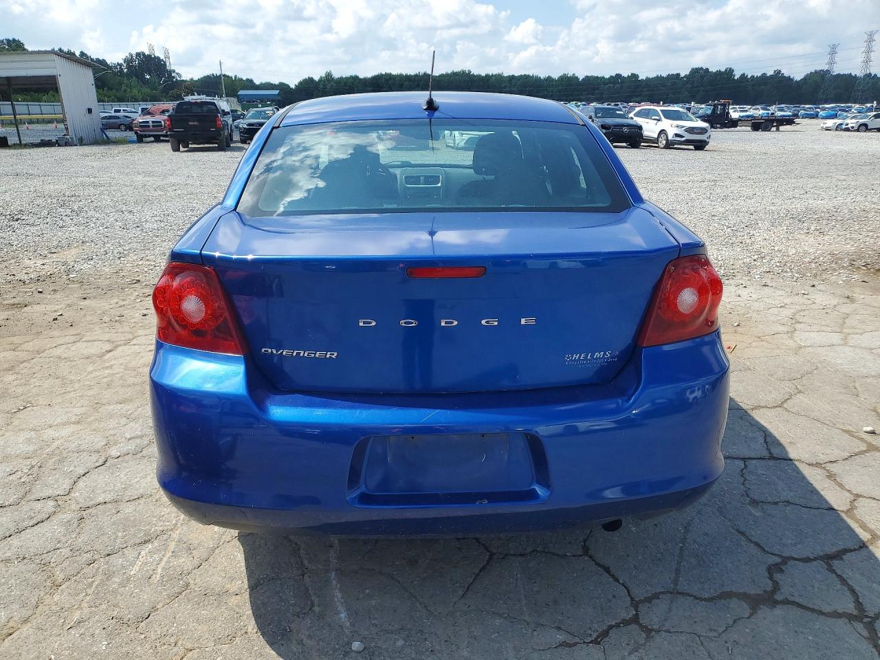 2013 Dodge Avenger Se Blue vin: 1C3CDZAB3DN622837