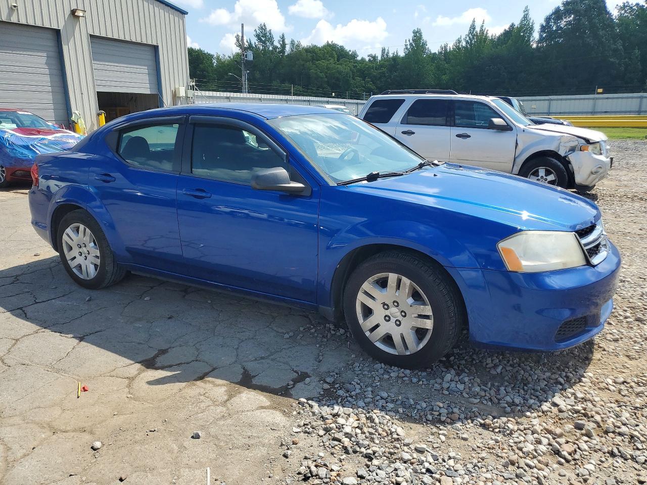 2013 Dodge Avenger Se Blue vin: 1C3CDZAB3DN622837