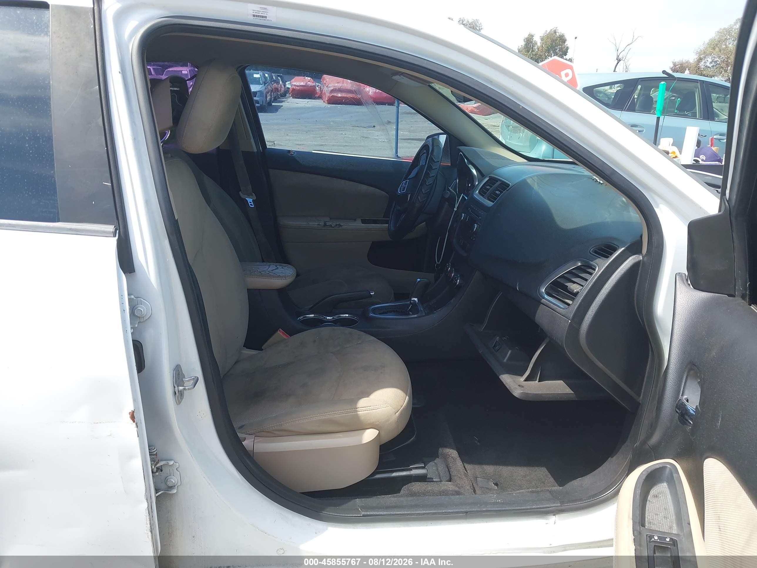 2013 Dodge Avenger Se White vin: 1C3CDZAB3DN626919