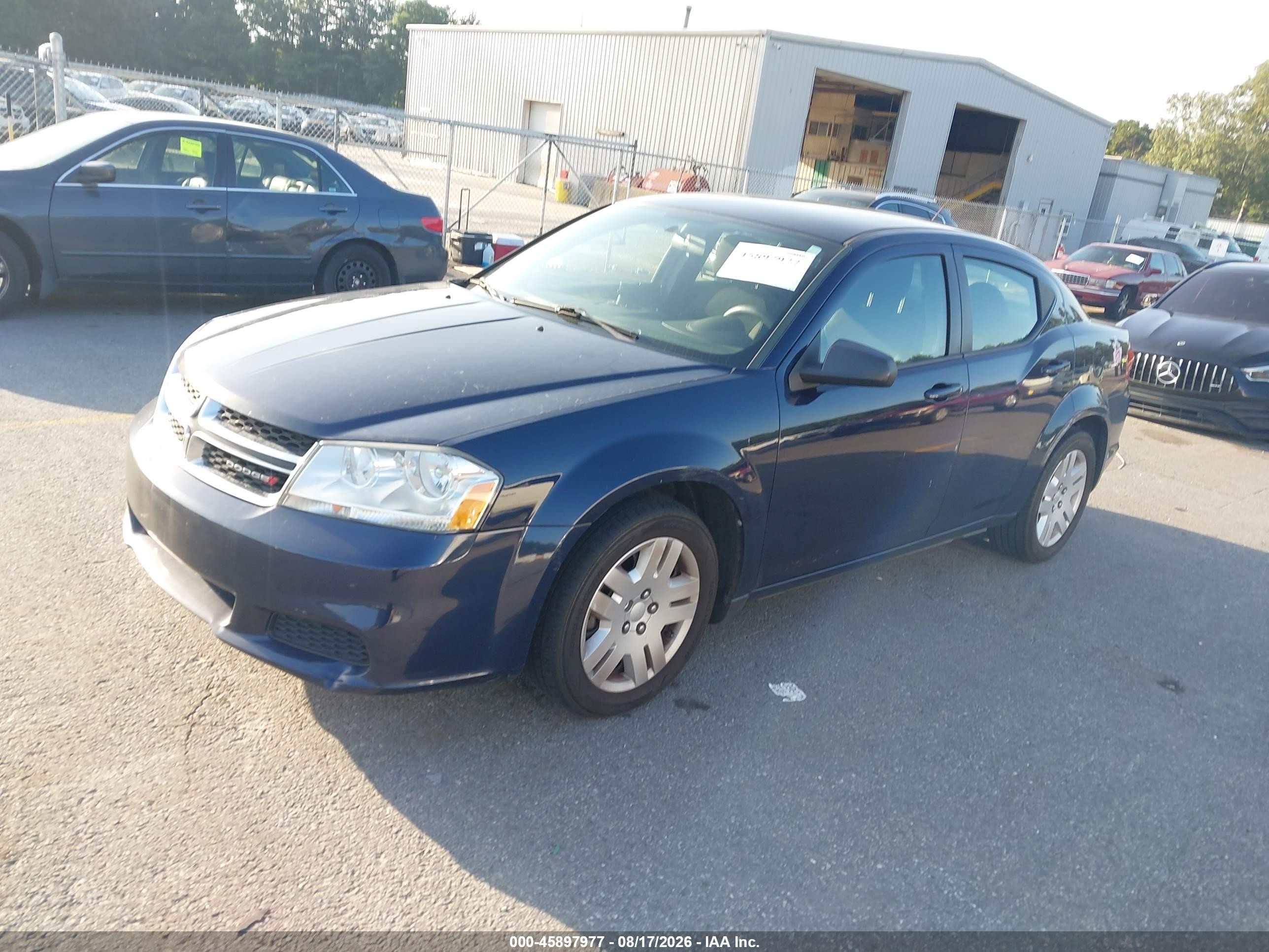 2013 Dodge Avenger Se Dark Blue vin: 1C3CDZAB3DN651965