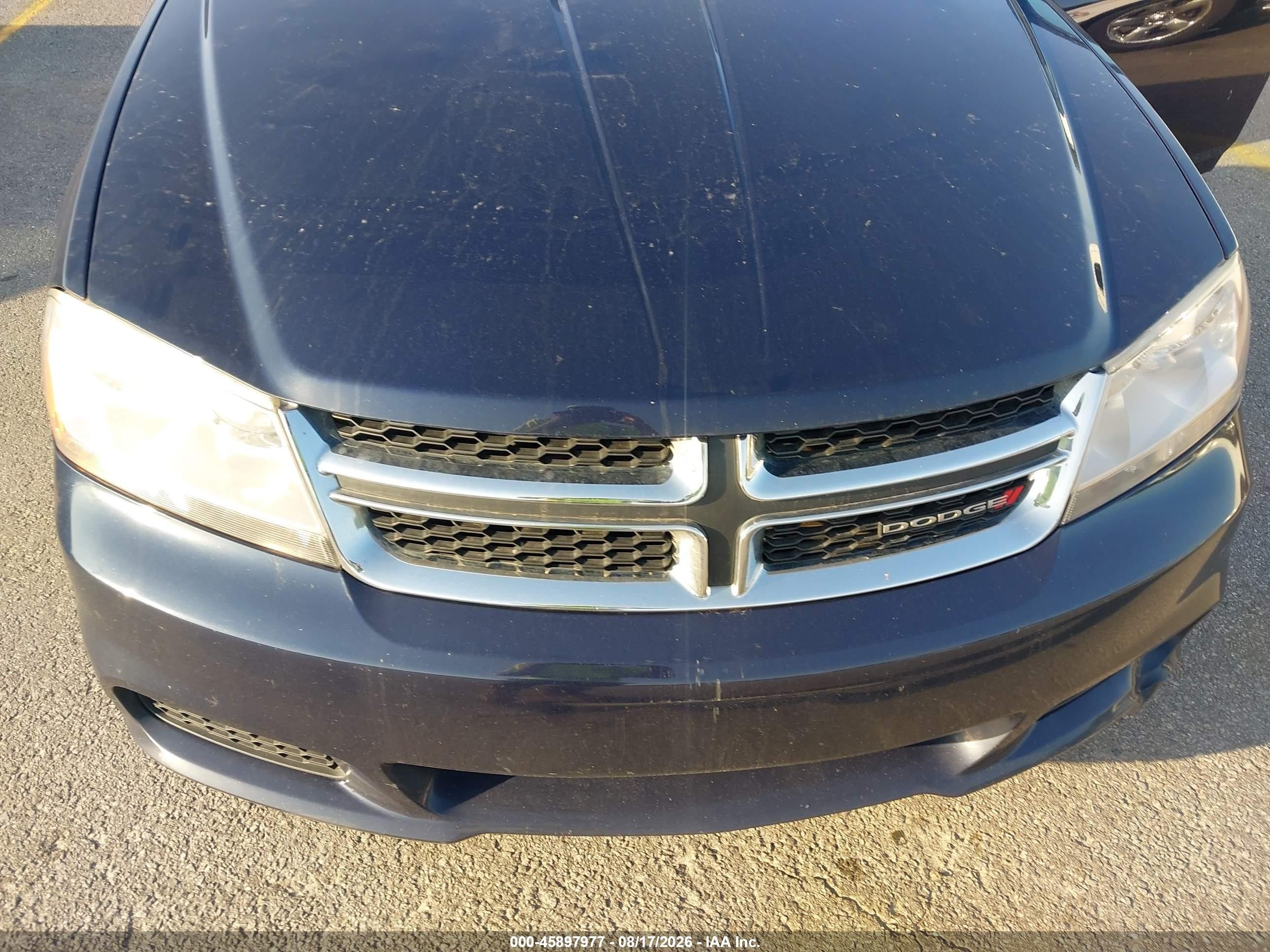 2013 Dodge Avenger Se Dark Blue vin: 1C3CDZAB3DN651965