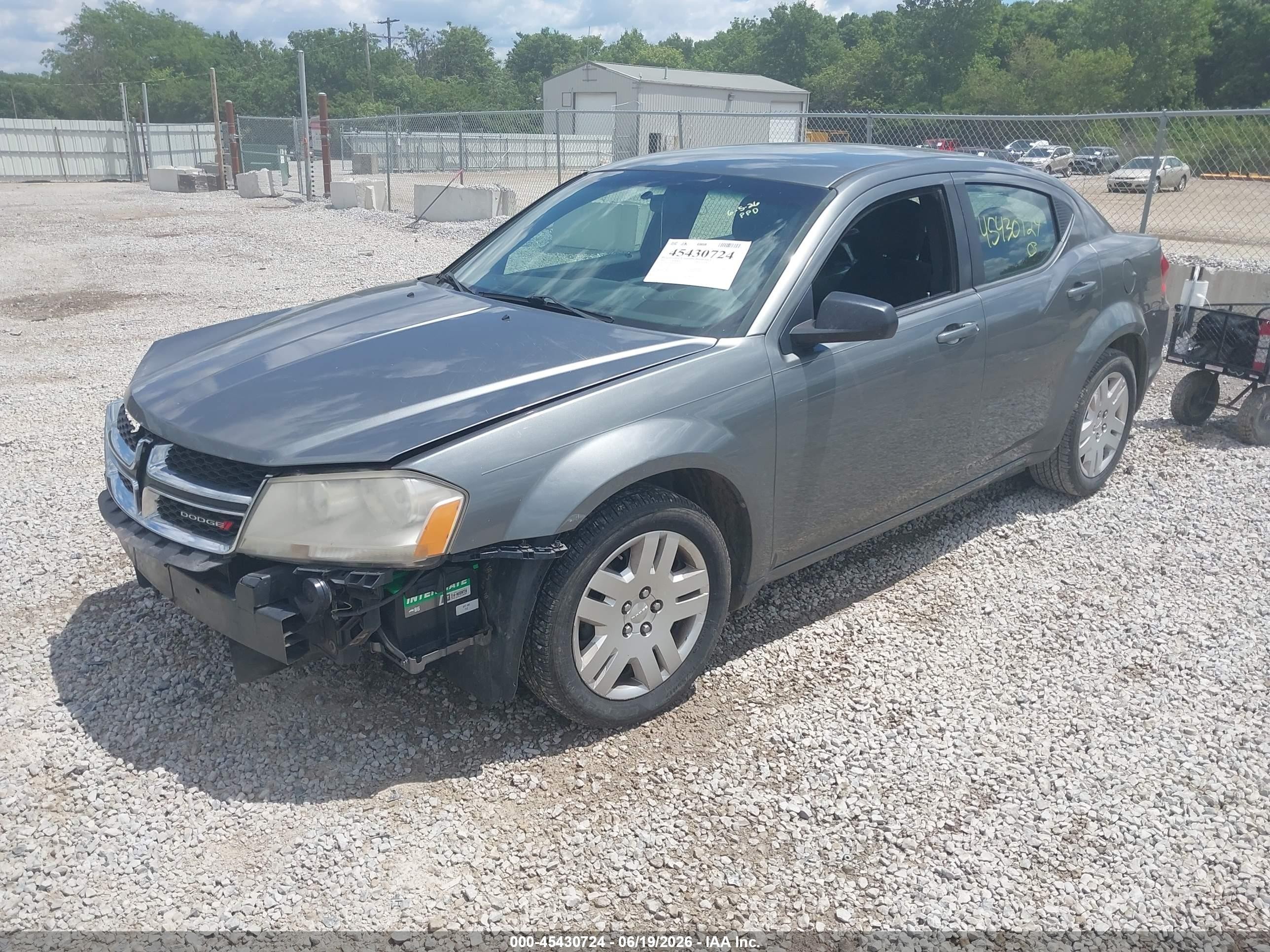 2013 Dodge Avenger Se Серый vin: 1C3CDZAB3DN690393