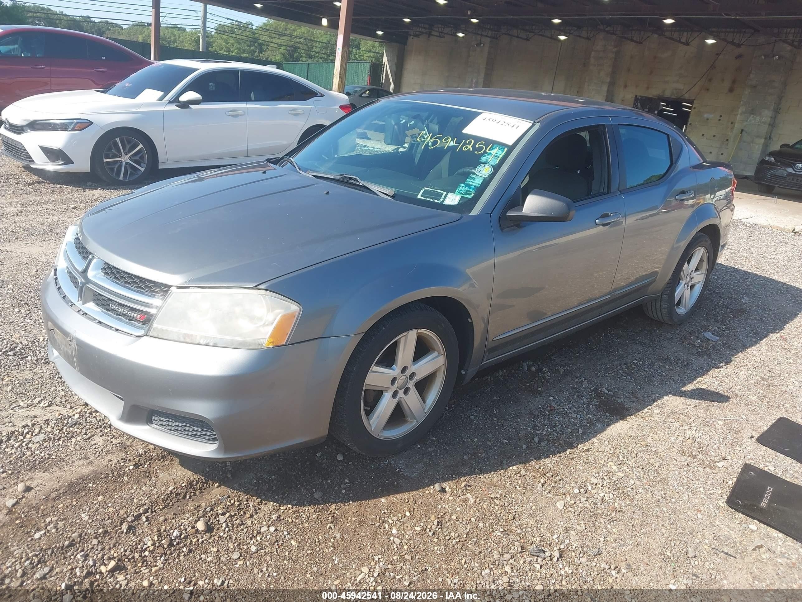 2013 Dodge Avenger Se Gray vin: 1C3CDZAB3DN712540