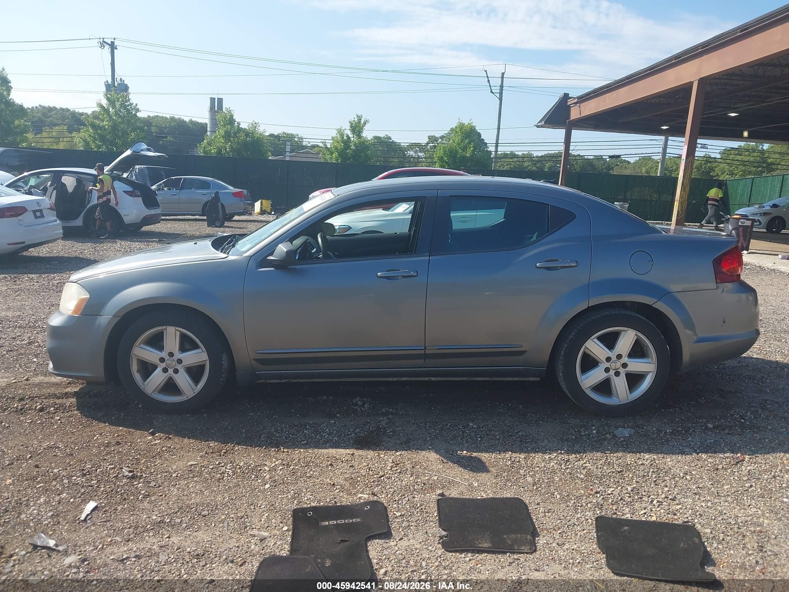 2013 Dodge Avenger Se Gray vin: 1C3CDZAB3DN712540
