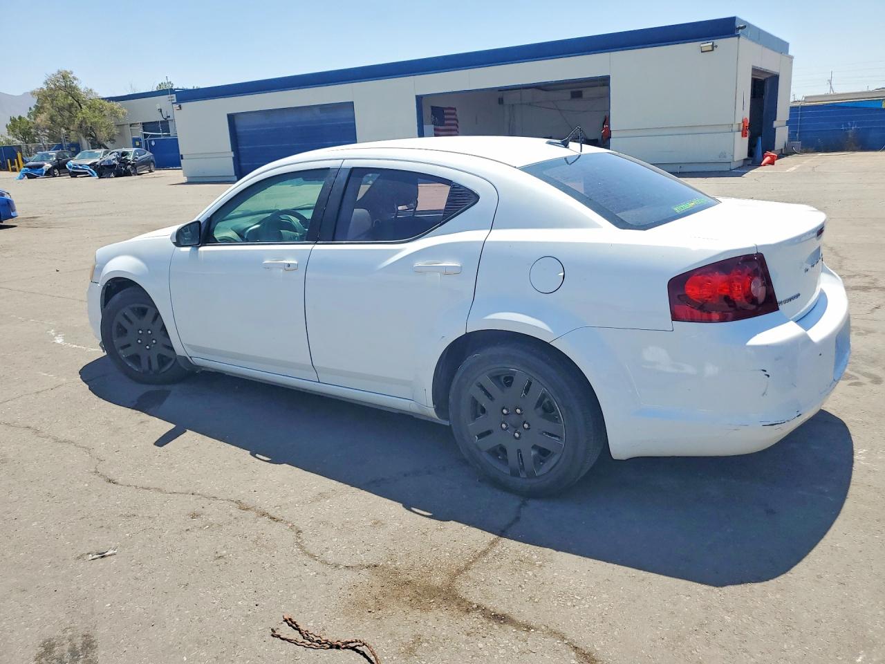 2014 Dodge Avenger Se White vin: 1C3CDZAB3EN130259
