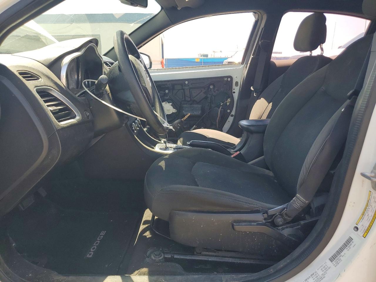 2014 Dodge Avenger Se White vin: 1C3CDZAB3EN130259