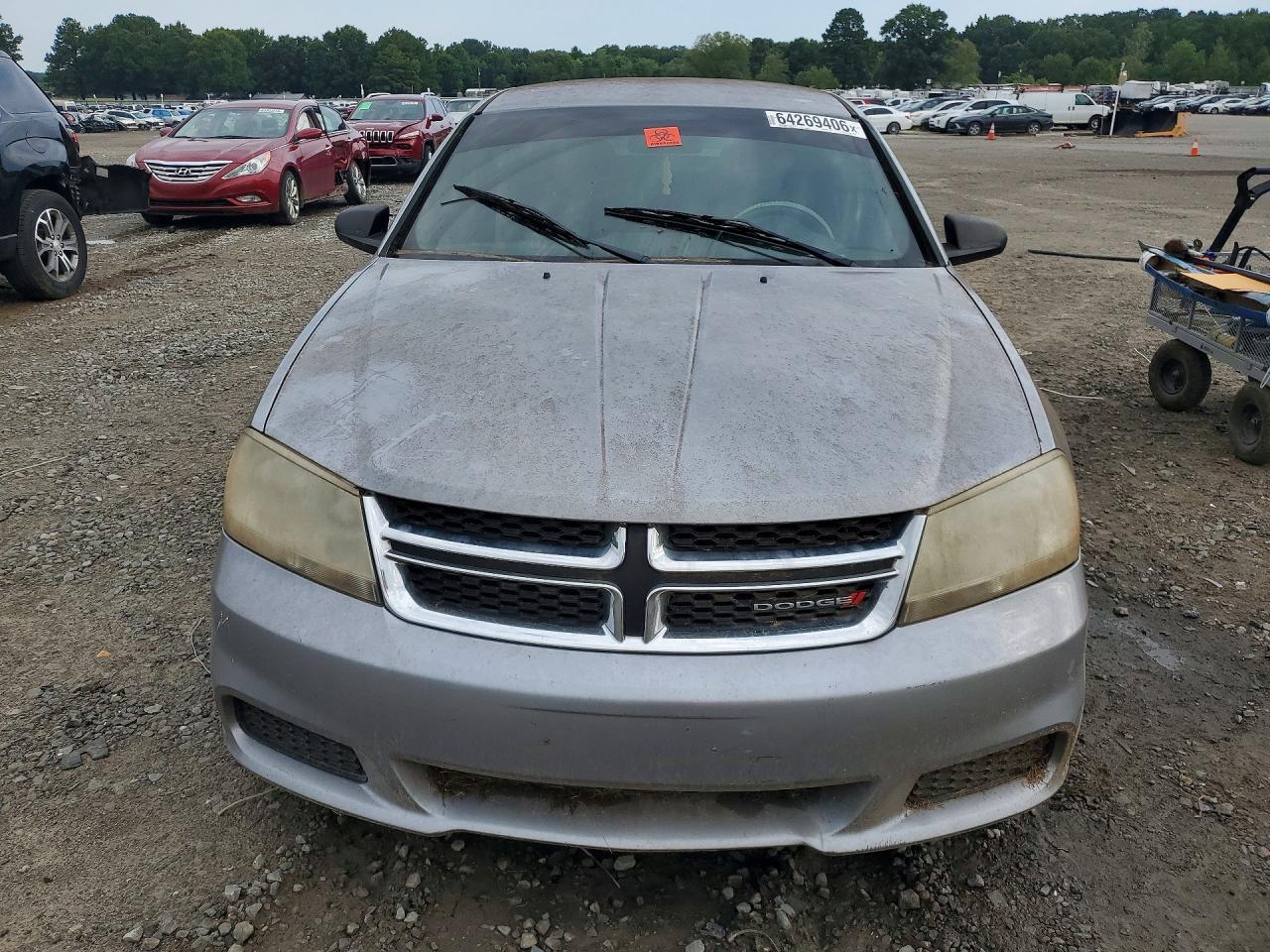 2014 Dodge Avenger Se Silver vin: 1C3CDZAB3EN130620