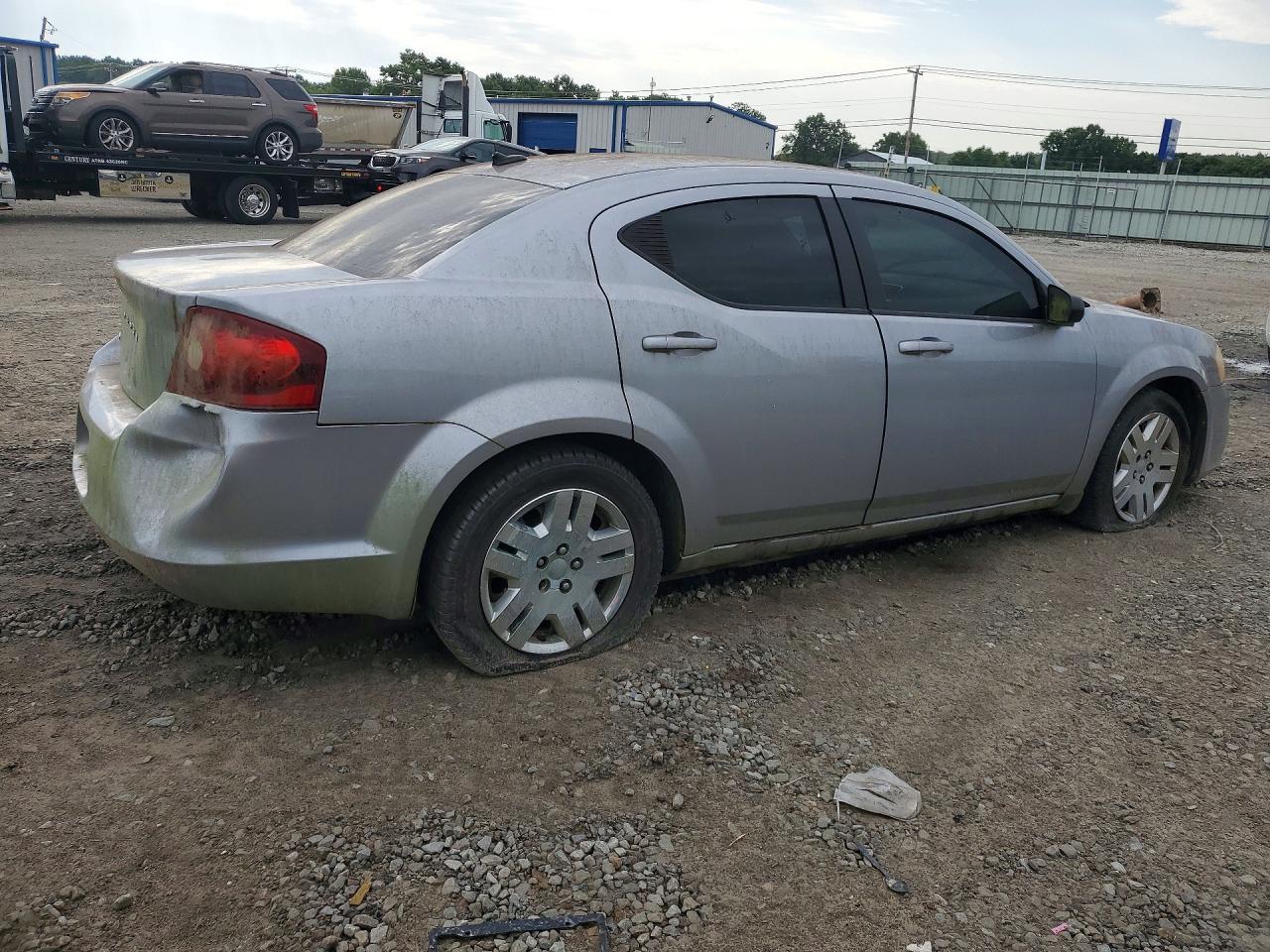 2014 Dodge Avenger Se Silver vin: 1C3CDZAB3EN130620